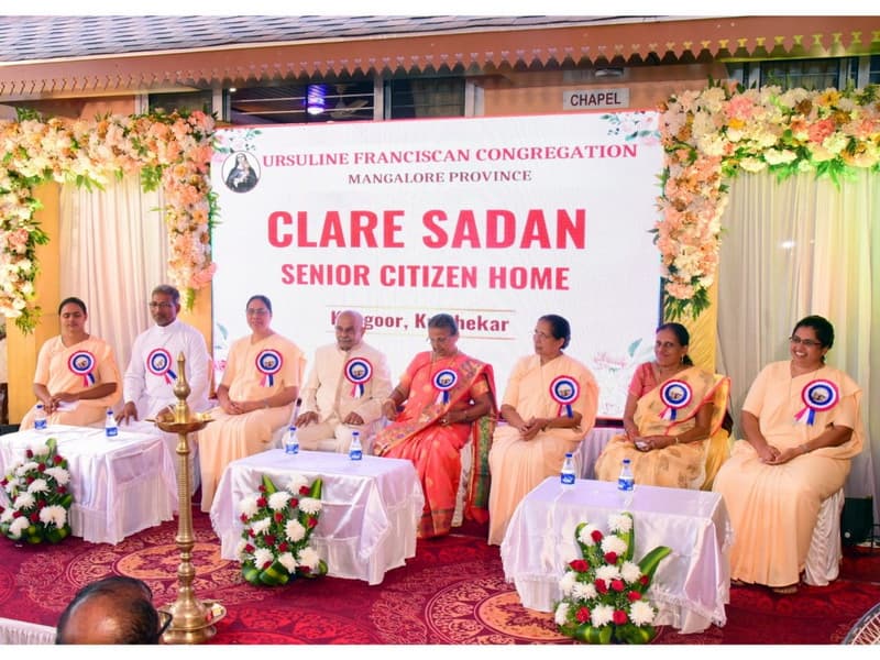 Inauguration and blessing of Clare Sadan Senior Citizen Home, Kulshekar