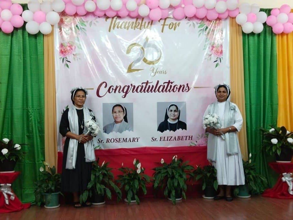 SILVER JUBILEE CELEBRATION OF SR ELIZABETH AND SR ROSEMARY
