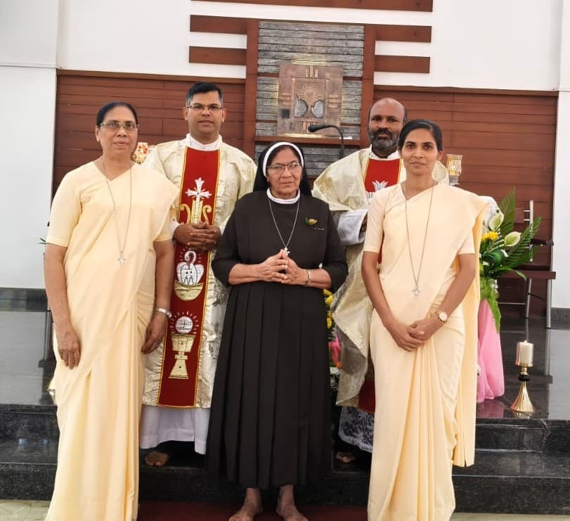 GOLDEN JUBILEE OF RELIGIOUS PROFESSION: SR TRECILLA DIAS UFS CELEBRATED AT HOLY ROSARY CONVENT, JEPPU, MANGALORE